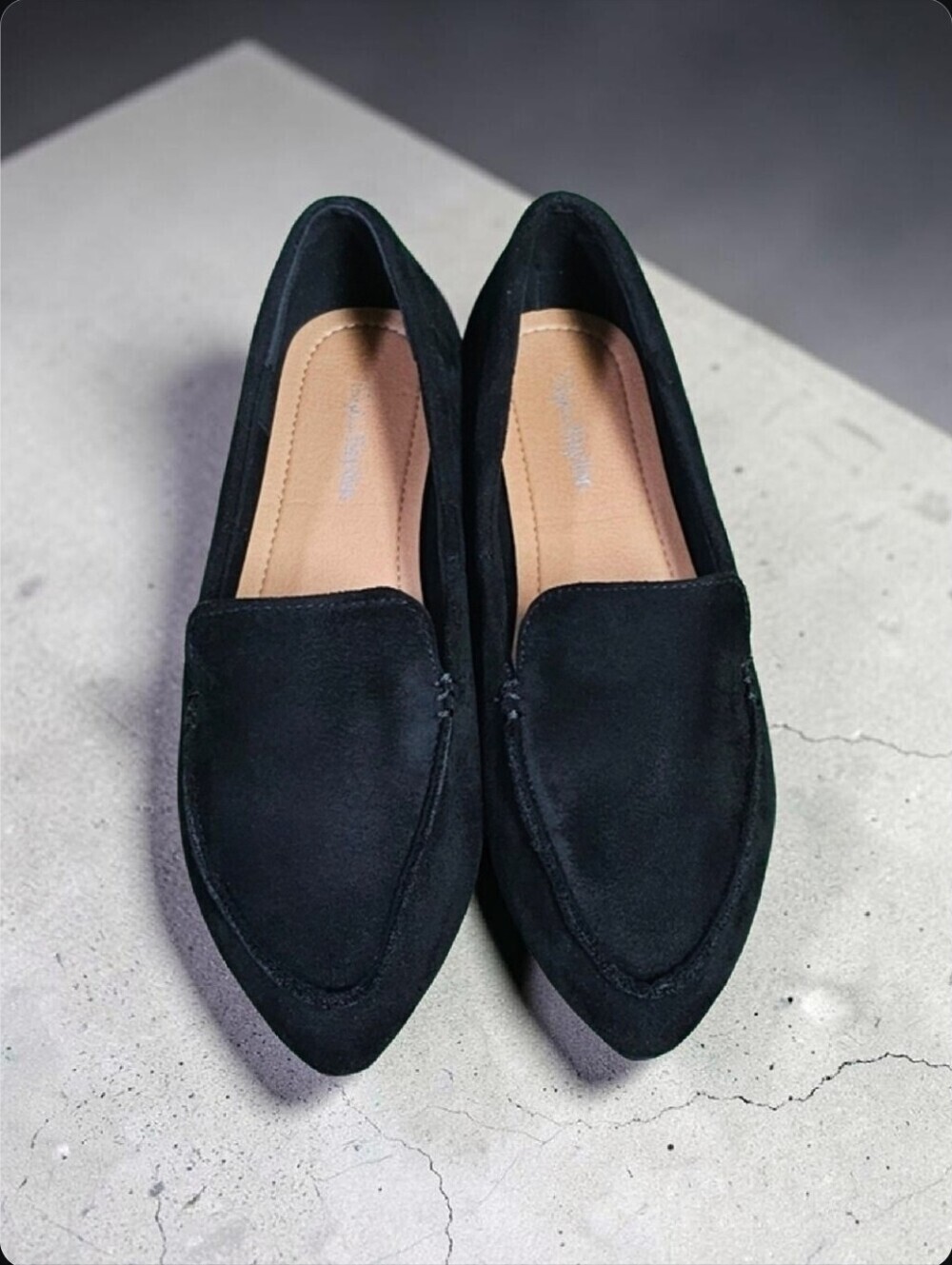 SOPHIA TAYLOR | ROBIN MICROSUEDE SLIP-IN FLAT LOAFERS